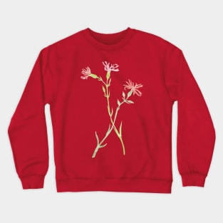 Vintage florals - Ragged Robin Crewneck Sweatshirt